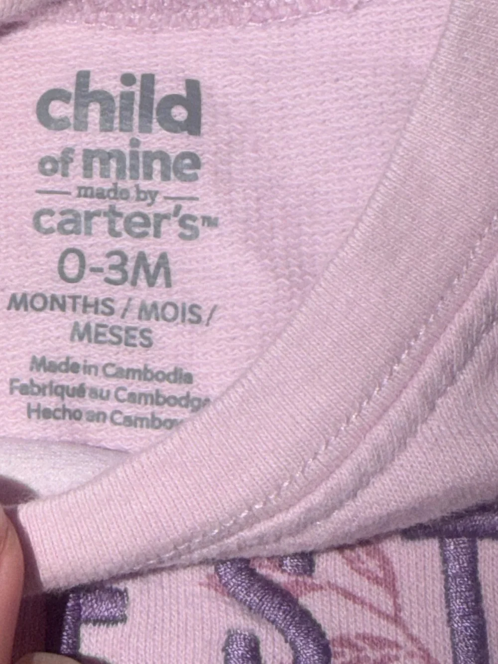 Carters Pink 